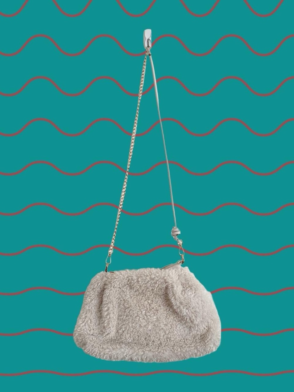 Fuzzy Crossbody Bag